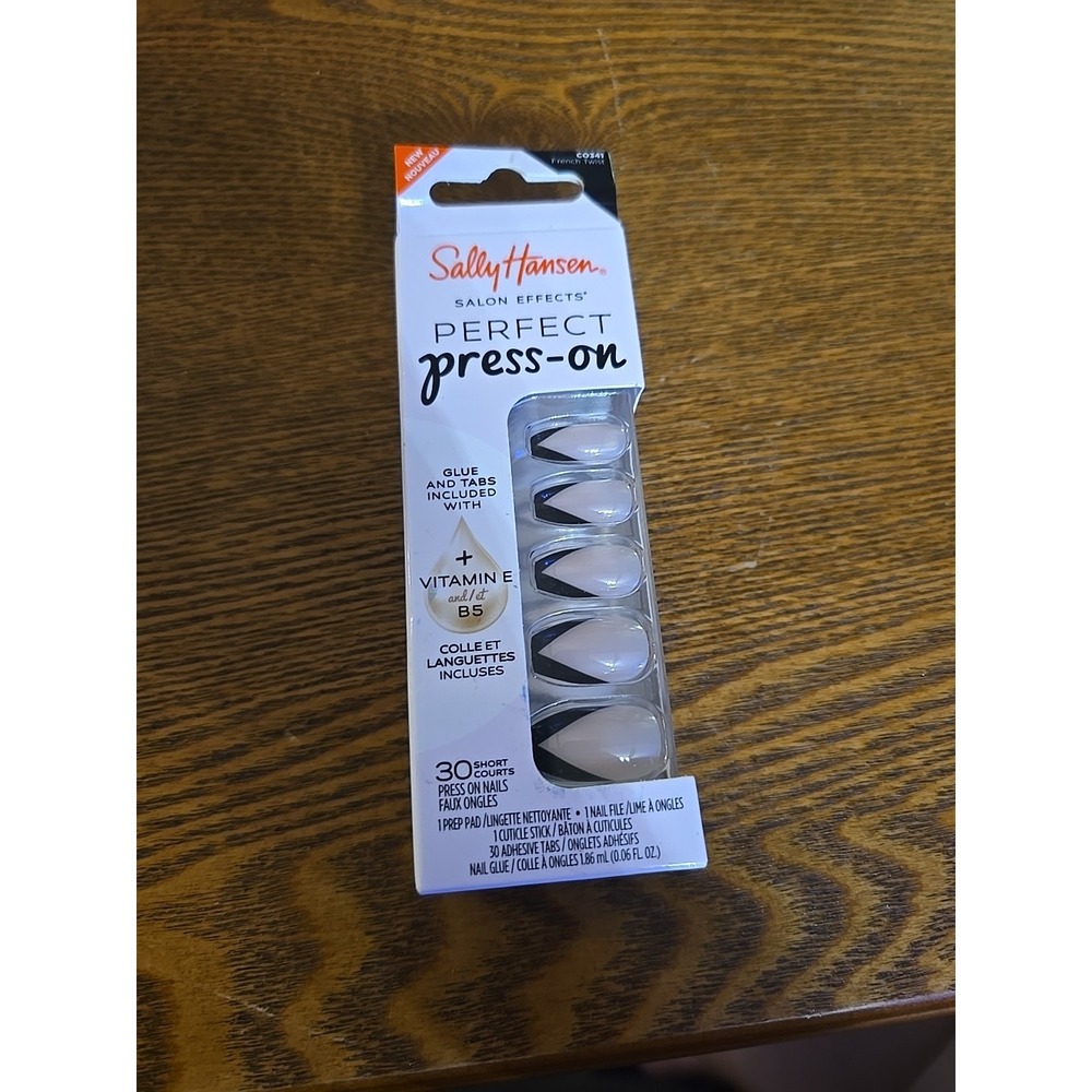 Sally Hansen Salon Effects Perfect Press-On Nails 30 Ct. French Twist -Short